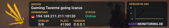 Gaming Taverne going Icarus