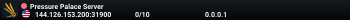 Pressure Palace Server
