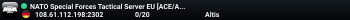 NATO Special Forces Tactical Server EU [ACE/ACRE/ACM]