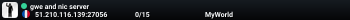 gwe and nic server