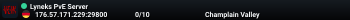 Lyneks PvE Server