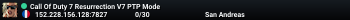 Call Of Duty 7 Resurrection V7 PTP Mode