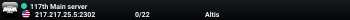 117th Main server