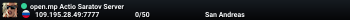 open.mp Actio Saratov Server
