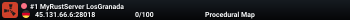 #1 MyRustServer LosGranada