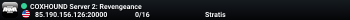 COXHOUND Server 2: Revengeance