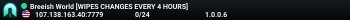 Breeish World [WIPES CHANGES EVERY 4 HOURS]