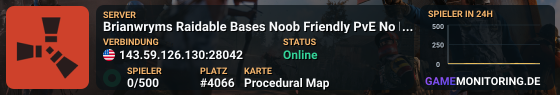 Brianwryms Raidable Bases Noob Friendly PvE No Kos/Decay/Upkeep