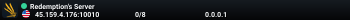 Redemption's Server