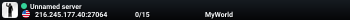 Unnamed server