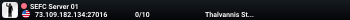 SEFC Server 01