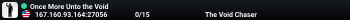 Once More Unto the Void