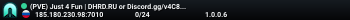 (PVE) Just 4 Fun | DHRD.RU or Discord.gg/v4C8pcvxpv