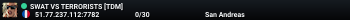 SWAT VS TERRORISTS [TDM]