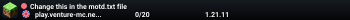 Change this in the motd.txt file