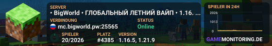 • BigWorld • ЛЕТНЕЕ ОБНОВЛЕНИЕ • 1.16.5 • 1.21.9 • 30 МАЯ В 17:00 МСК