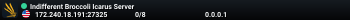 Indifferent Broccoli Icarus Server