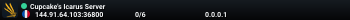 Cupcake's Icarus Server