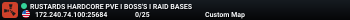 RUSTARDS  2X PVE I BOSS'S I RAID BASES