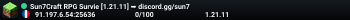 Sun7Craft RPG Survie [1.21.11] ➥ discord.gg/sun7