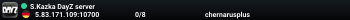 S.Kazka DayZ server