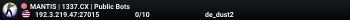MANTIS | 1337.CX | Public Bots