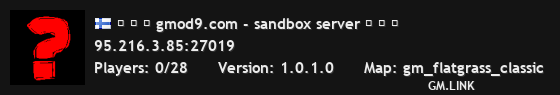 ✿ ✿ ✿ gmod9.com - sandbox server ✿ ✿ ✿