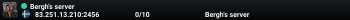 Bergh's server