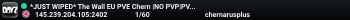 *JUST WIPED* The Wall EU PVE Chern |NO PVP|PVE ONLY|AI|Quests|A
