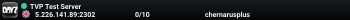 TVP Test Server