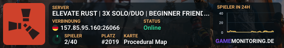 ELEVATE RUST | 3X SOLO/DUO | BEGINNER FRIENDLY | RAIDABLE BASES