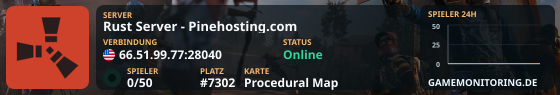 Rust Server - Pinehosting.com