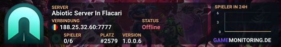 Abiotic Server In Flacari