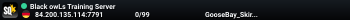 Black owLs Training Server
