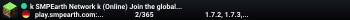 k SMPEarth Network k (Online) Join the global simulation | 2026