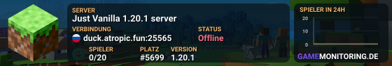 Just Vanilla 1.20.1 server