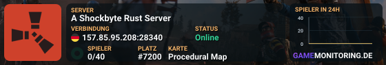 A Shockbyte Rust Server