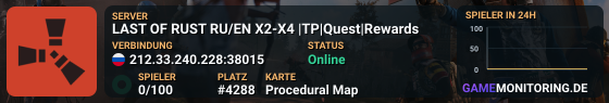 LAST OF RUST RU/EN X2-X4 |TP|Quest|Rewards