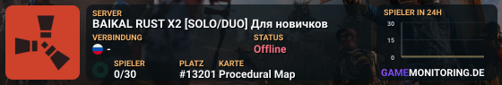 BAIKAL RUST X2 [SOLO/DUO] Для новичков