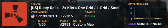 [US] Rusty Rails - 2x Kits » One Grid / 1 Grid / Small