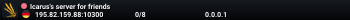 Icarus's server for friends