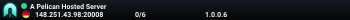 A Pelican Hosted Server