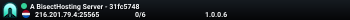 A BisectHosting Server - 31fc5748