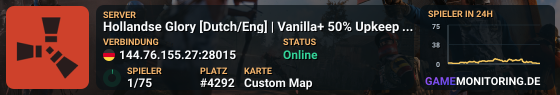 Hollandse Glory [Dutch/Eng] | Vanilla+ 50% Upkeep| Monthly |