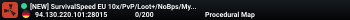 [NEW] SurvivalSpeed EU 10x/PvP/Loot+/NoBps/MyMini/Shop