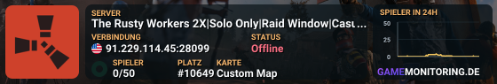 The Rusty Workers 2X|Solo Only|Raid Window|Casual 05/22