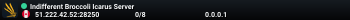 Indifferent Broccoli Icarus Server