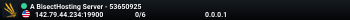 A BisectHosting Server - 53650925