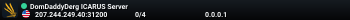 DomDaddyDerg ICARUS Server