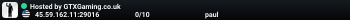 Hosted by GTXGaming.co.uk